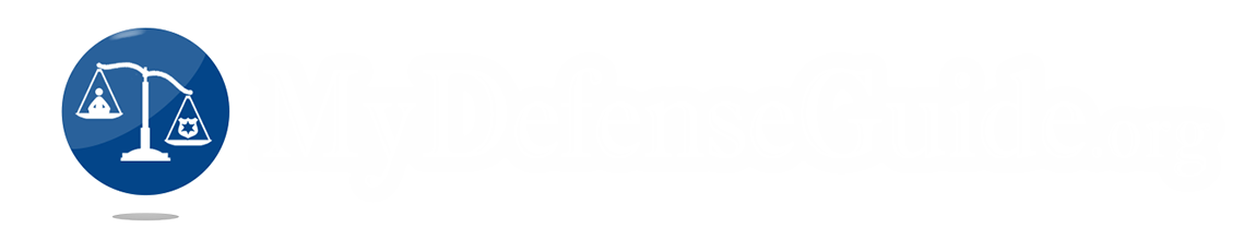 My Defense Guide White Logo